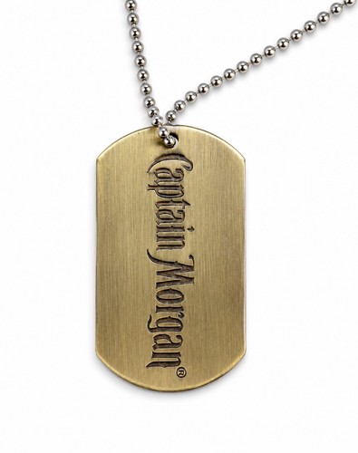 Captain morgan rum dog tag - morgan,