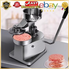 15cm Manual Burger Patties Maker Dia Hamburger Press Machine With 500pcs Paper