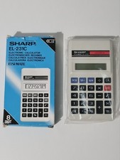 SHARP Elsi Mate EL-231C LCD Calculator