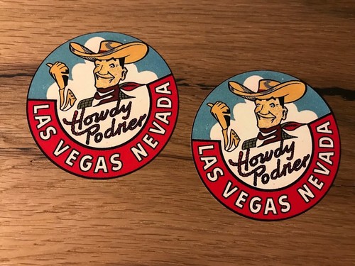 Las vegas stickers - stickers, vintage