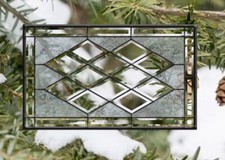 Stained glass window - glass, diamond