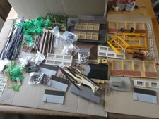 Hornby Lima platform parts job lot 00 gauge used trees