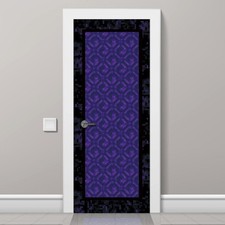 Pixelized Purple Portal Door