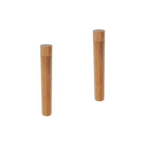 Reusable bamboo storage tube - storage,