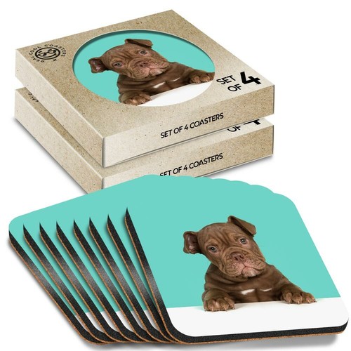 Boxed square coasters - x,