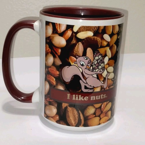 Squirrel holding nuts ceramic - holding,