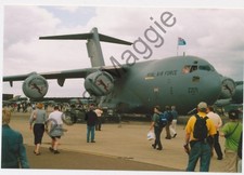 Colour print of RAF C17A Globemaster ZZ171 at RAF Waddington in 2001