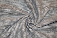 Grey Tweed Fabric Wool 100%