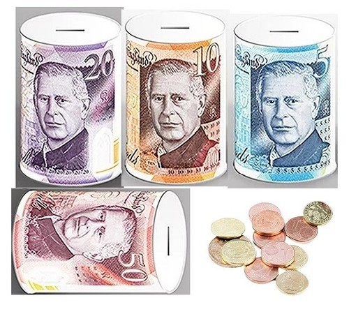 Money tin new king design - money,
