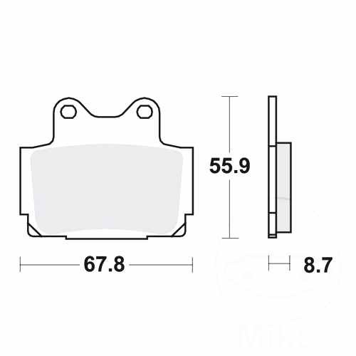 New mcb541 trw brake - trw, fits