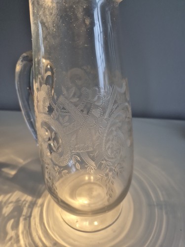 Victorian etched glass - victorian,