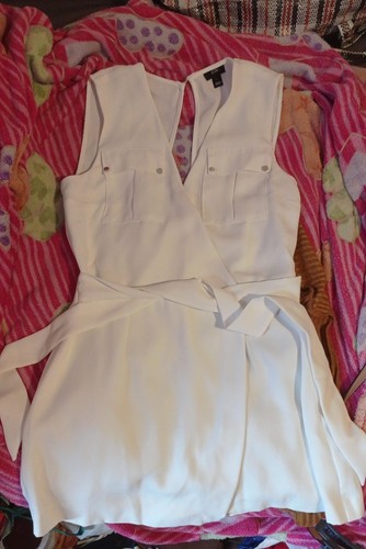 River island white playsuit - island,