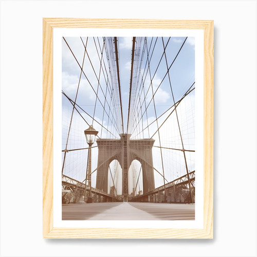 Brooklyn bridge art - bridge, print