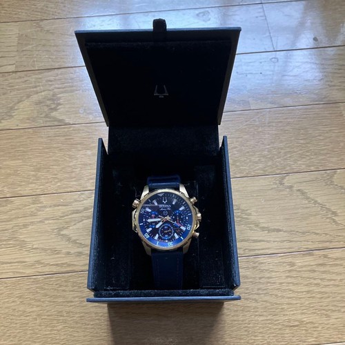 Bulova marine star navy gold - star,