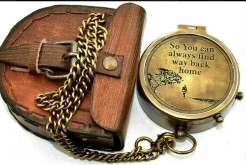 Antique vintage brass pocket - vintage,