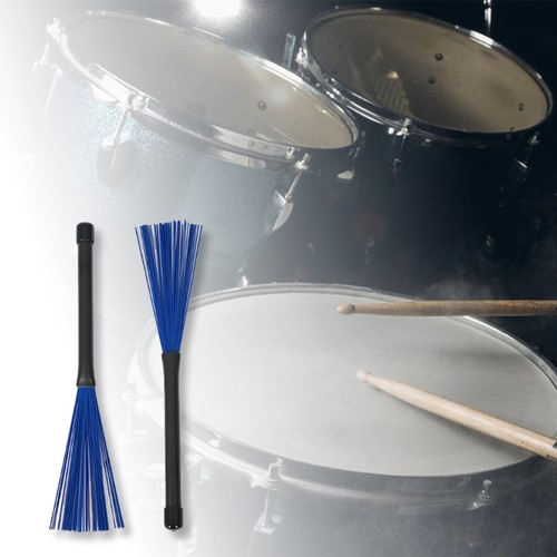 1pair drumsticks brushes nylon - drumsticks,