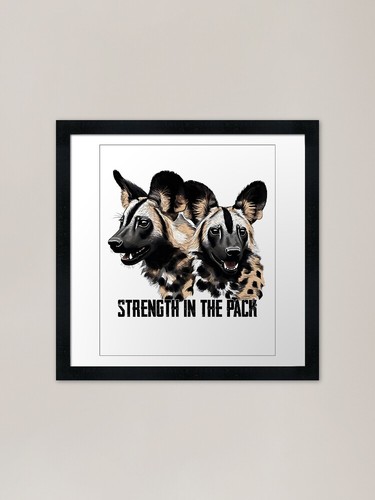 African wild dog - wild, in