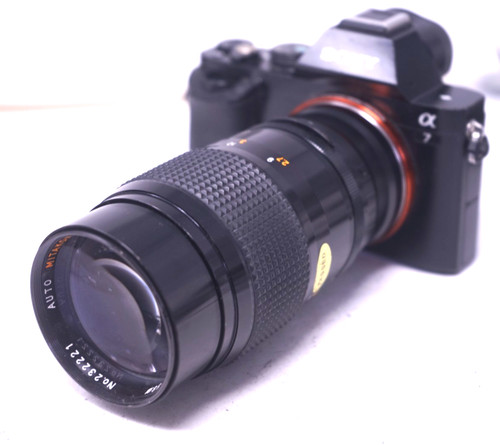 Sony mount adapted - e,