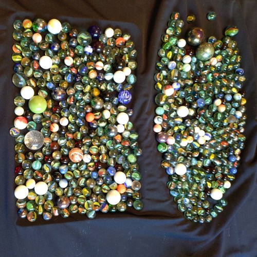 Antique vintage marbles - ,