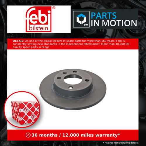 Brake discs pair solid - 2x,