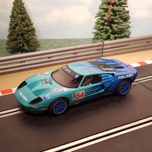 Scalextric c3136 blue ford - blue, gt