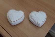 Belleek Claddagh covered Heart