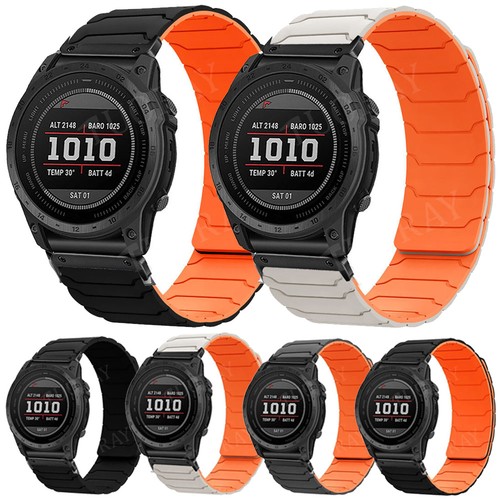 Magnetic silicone band strap - silicone,
