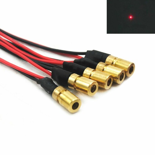 5pcs red 635nm 3mw - 5pcs, focusable