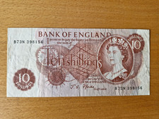 Vintage English Ten Shillings