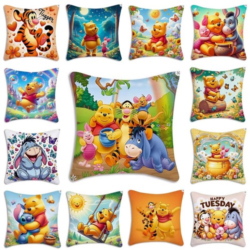 Cartoon pooh cushion - pooh, cover