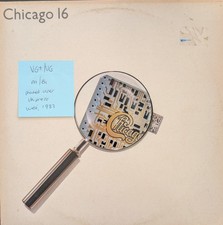 Chicago 16 Vinyl Record VG+/VG Vinyl WEA 99235 1982