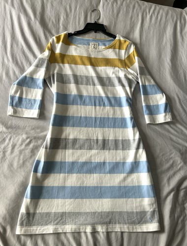 Joules striped dress cotton - joules,