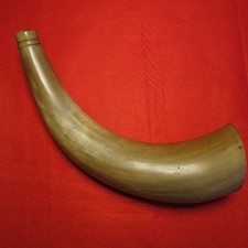 Large Antique Powder Horn