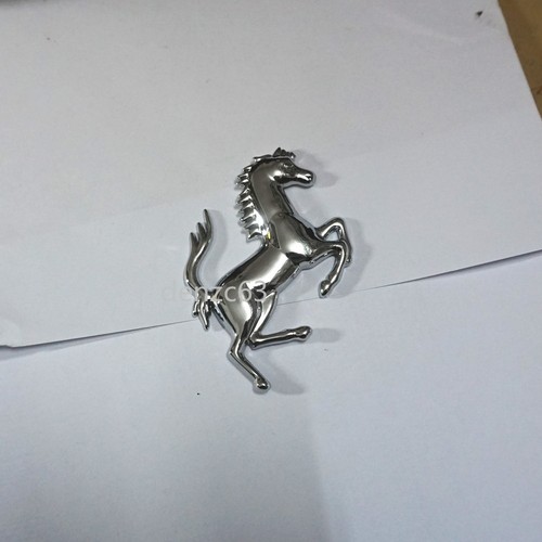Horse silver chrome left - silver,