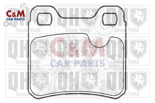 Rear brake pad - rear, fits