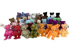 Ty Beanie Babies Bear Collection x 42 Mixed Lot Retired Set Plush Toys