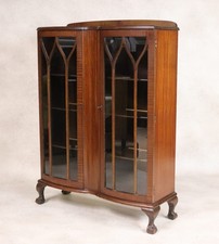 Vintage Mahogany Bow Front