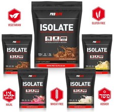 Whey Protein Isolate Powder 1KG Pure Premium Protein Shake GMO & Gluten FREE 