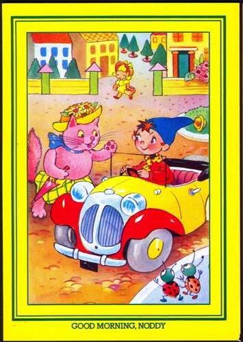 Modern postcard noddy greets - postcard:,