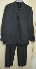 ZANTOS CLOTHING MENS DARK GREY 2PCS SUIT CHEST- 42R" W-34" (MS246)