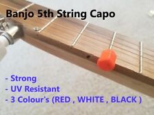 5th String Capos Banjo  4PCS - Red / Black / White - Banjo Accessories Upgrade