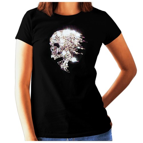 Womens skull rhinestone - womens,
