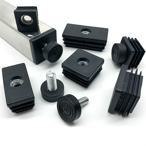 4sets square tube inserts end - square,