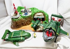 Vintage Thunderbirds TRACEY ISLAND With Additional no.2 Ships - Working Order