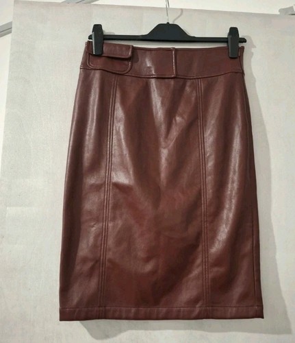 Asos design burgundy faux - burgundy,