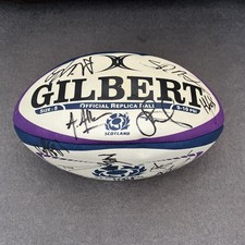 Signed Scotland Rugby Team