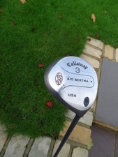 CALLAWAY  BIG BERTHA  3 WOOD  LOFT 15*  GRAPHITE REG FLEX