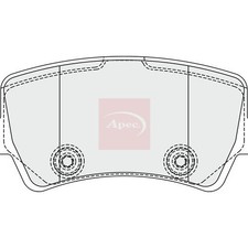 APEC Brake Pad Set, disc brake