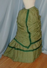 Antique Dress Bustle Two Piece