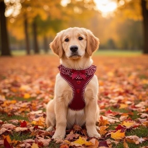 Dog harness choke free wine - harness,